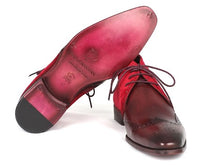 Load image into Gallery viewer, Paul Parkman Men&#39;s Chukka Boots Bordeaux Suede &amp; Leather