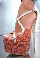 Load image into Gallery viewer, Candie Cobra - Distinctive Shoes